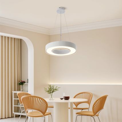 Brilagi - LUMIX LED dimbare hanglamp aan kabel, 48W/230V, 3000–6000K, wit, Ø 50 cm + afstandsbediening