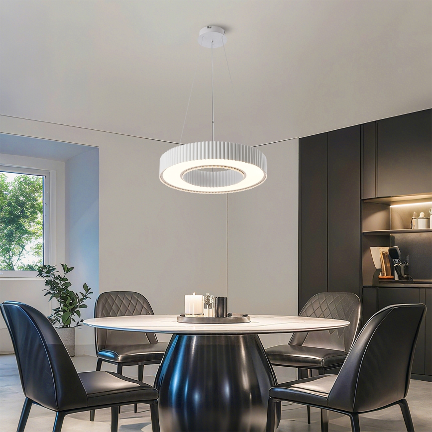 Brilagi - LUMIX LED dimbare hanglamp aan kabel, 48W/230V, 3000–6000K, wit, Ø 50 cm + afstandsbediening