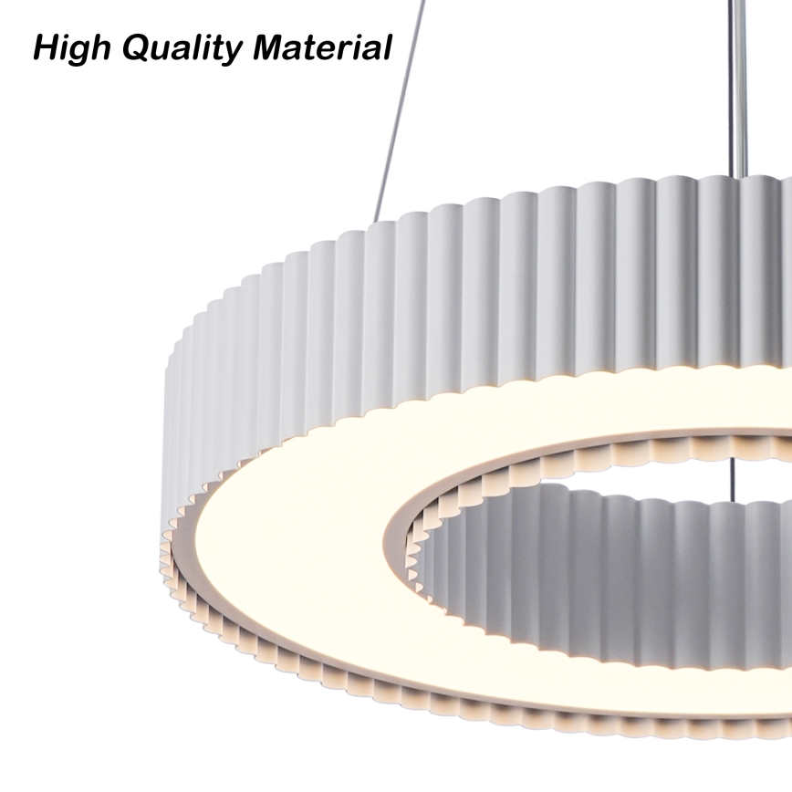 Brilagi - LUMIX LED dimbare hanglamp aan kabel, 48W/230V, 3000–6000K, wit, Ø 50 cm + afstandsbediening