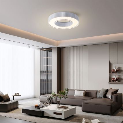 Brilagi - Dimbare LED-plafondlamp LUMIX LED/48W/230V 3000-6000K wit Ø 50 cm + afstandsbediening