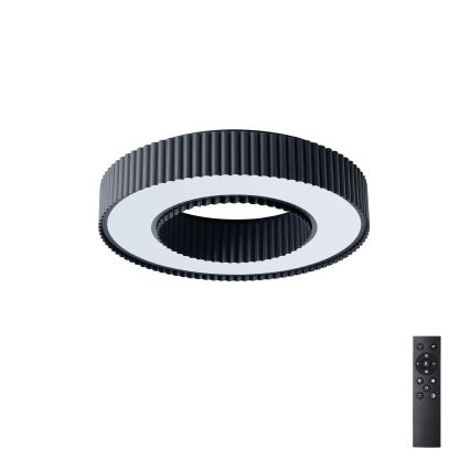 Brilagi - dimbare LED-plafondlamp LUMIX LED/48W/230V 3000-6000K zwart Ø 50 cm + afstandsbediening