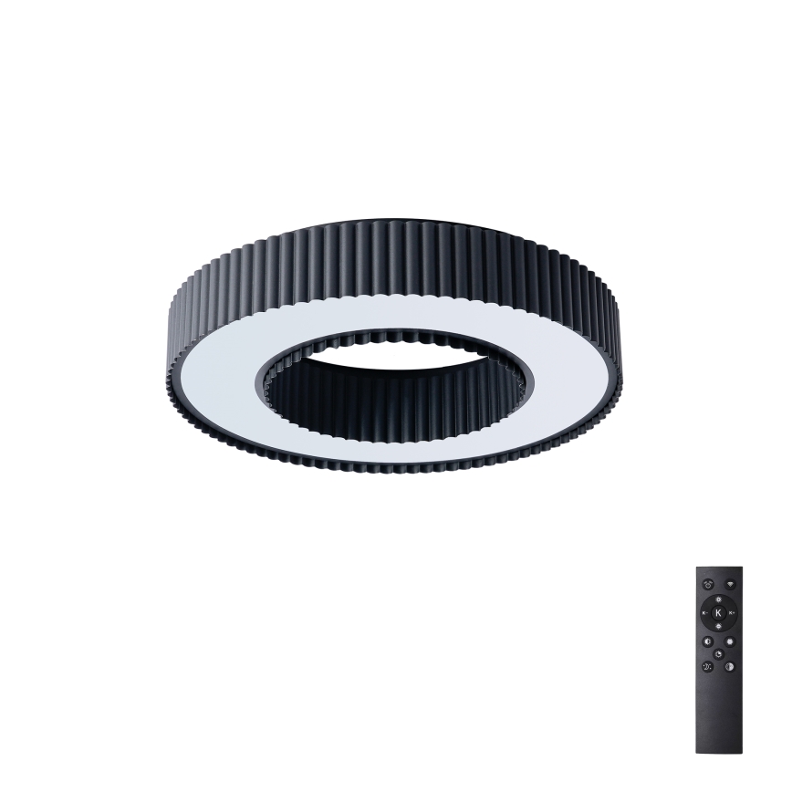 Brilagi - dimbare LED-plafondlamp LUMIX LED/48W/230V 3000-6000K zwart Ø 50 cm + afstandsbediening