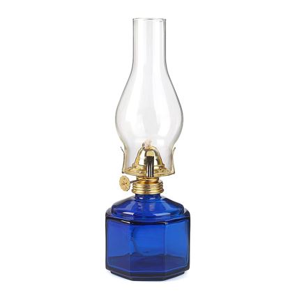 Brilagi - MERLIN petroleumlamp, blauw