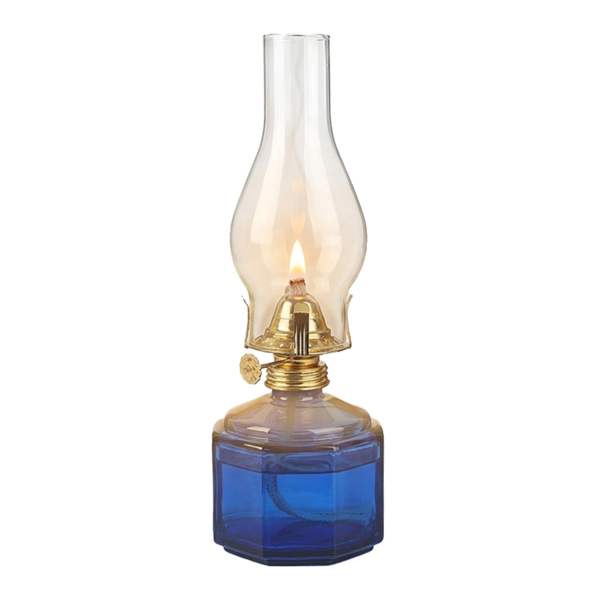 Brilagi - MERLIN petroleumlamp, blauw
