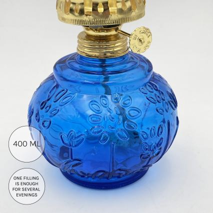 Brilagi - MERLIN petroleumlamp blauw