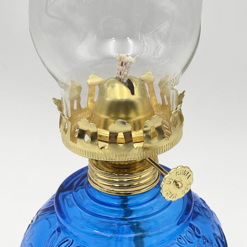 Brilagi - MERLIN petroleumlamp blauw