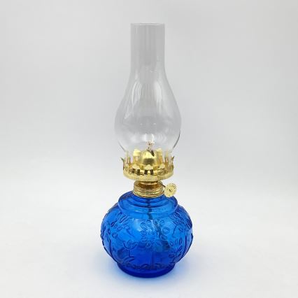 Brilagi - MERLIN petroleumlamp blauw