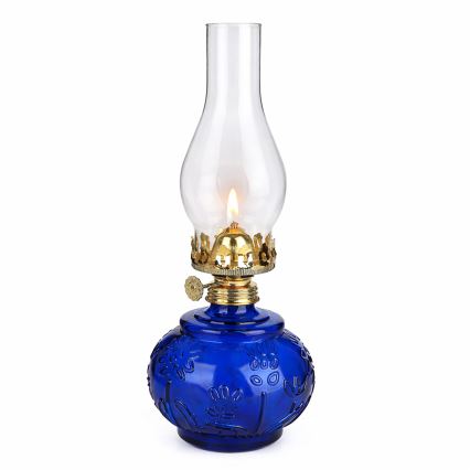 Brilagi - MERLIN petroleumlamp blauw