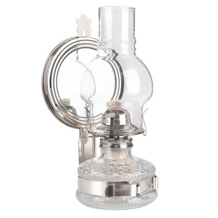 Brilagi - MERLIN petroleumlamp, glanzend chroom