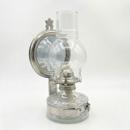 Brilagi - MERLIN petroleumlamp, glanzend chroom
