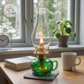 Brilagi - MERLIN petroleumlamp, groen