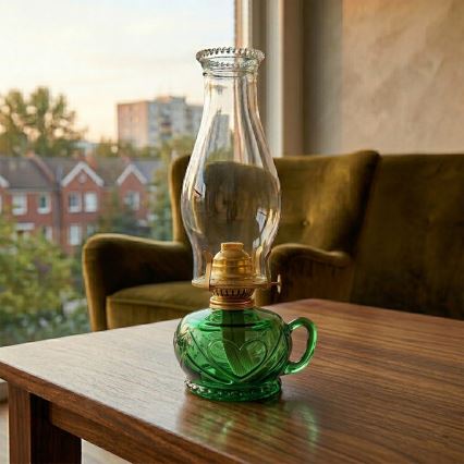 Brilagi - MERLIN petroleumlamp, groen