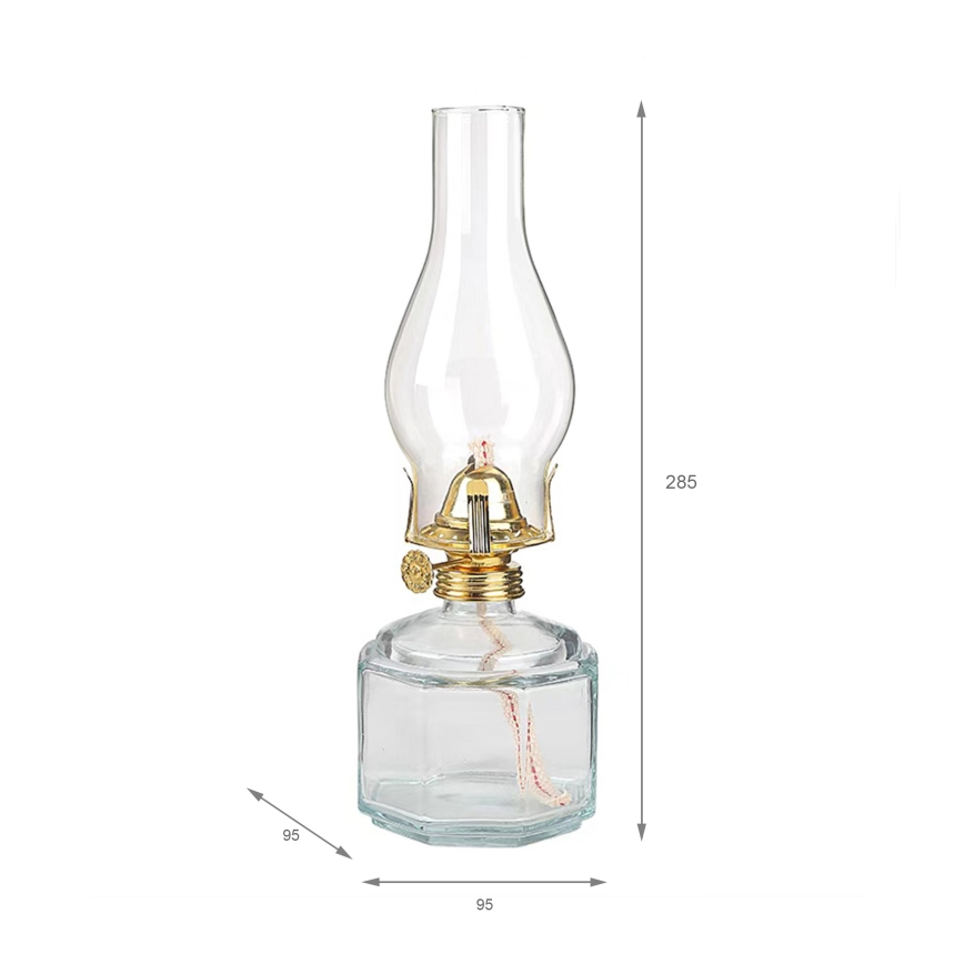 Brilagi - MERLIN petroleumlamp, helder