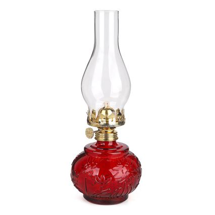 Brilagi - MERLIN petroleumlamp rood