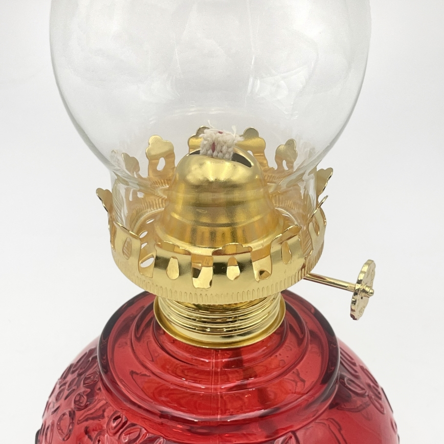 Brilagi - MERLIN petroleumlamp rood