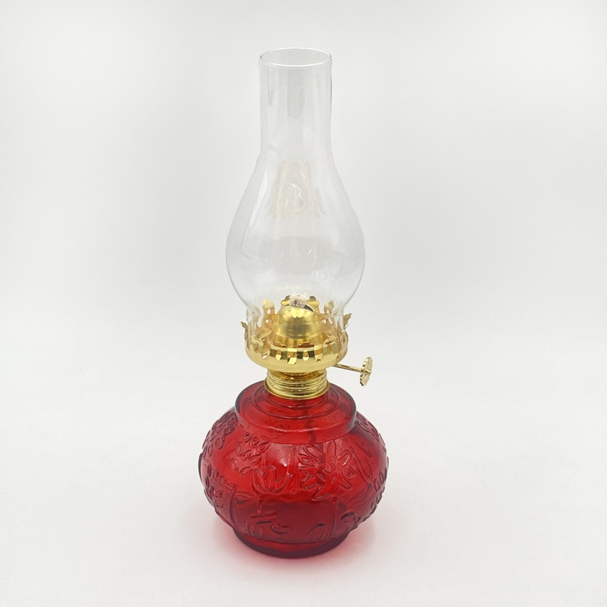 Brilagi - MERLIN petroleumlamp rood