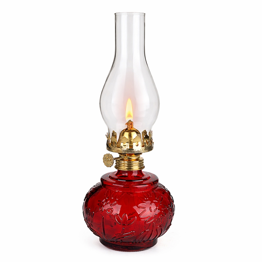 Brilagi - MERLIN petroleumlamp rood