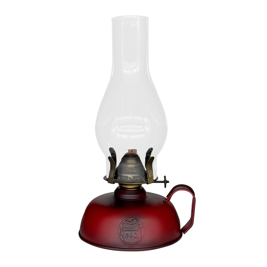 Brilagi - MERLIN petroleumlamp rood