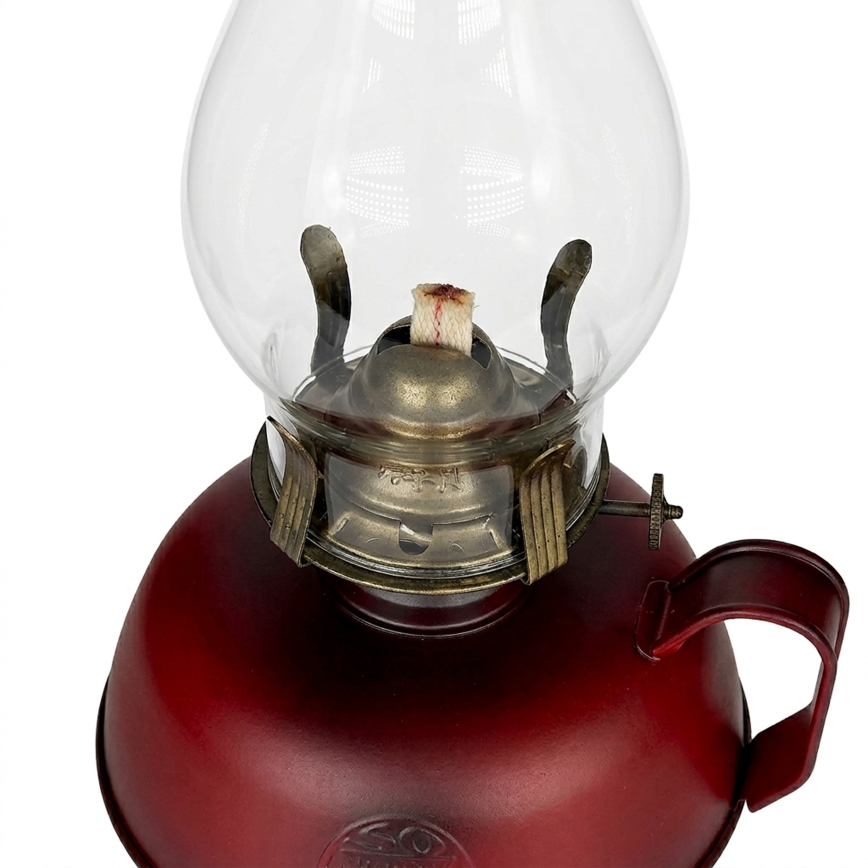 Brilagi - MERLIN petroleumlamp rood