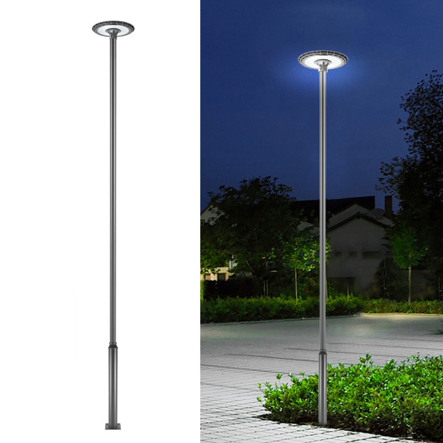 Brilagi - Metalen lichtmast voor URBAN buitenverlichting, 5 m, Ø 58 mm, antraciet