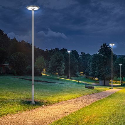 Brilagi - Metalen lichtmast voor URBAN buitenverlichting, 5 m, Ø 58 mm, antraciet