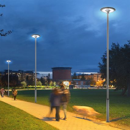 Brilagi - Metalen lichtmast voor URBAN buitenverlichting, 5 m, Ø 58 mm, antraciet