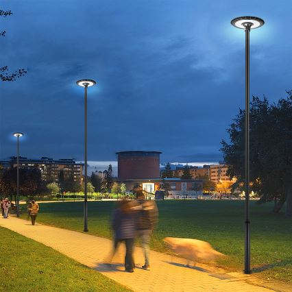 Brilagi - Metalen mast voor URBAN buitenverlichting, 5 m, Ø 58 mm, zwart