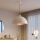 Brilagi - METALO LED-hanglamp aan kabel, 1xE27/40W/230V, Ø 60 cm, beige/koper