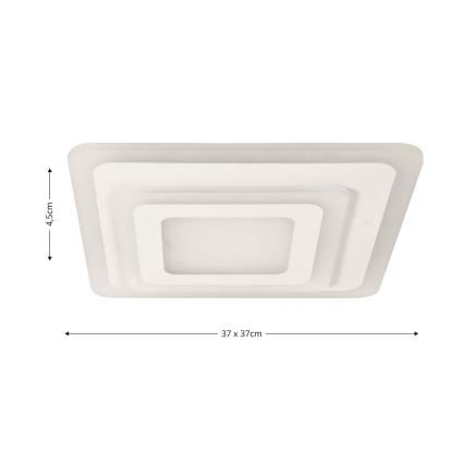 Brilagi - Dimbare LED-plafondlamp MODERN MINI LED/65W/230V 3000-6000K 37x37 cm + afstandsbediening