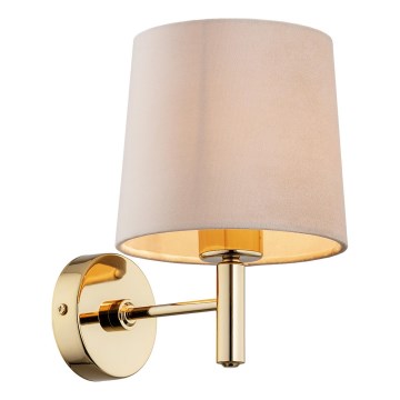 Brilagi - Muurlamp MONTE 1xE27/15W/230V beige/goud
