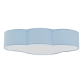 Brilagi - NIMBUS Kinderplafondlamp 4xE27/15W/230V 46x63 cm blauw