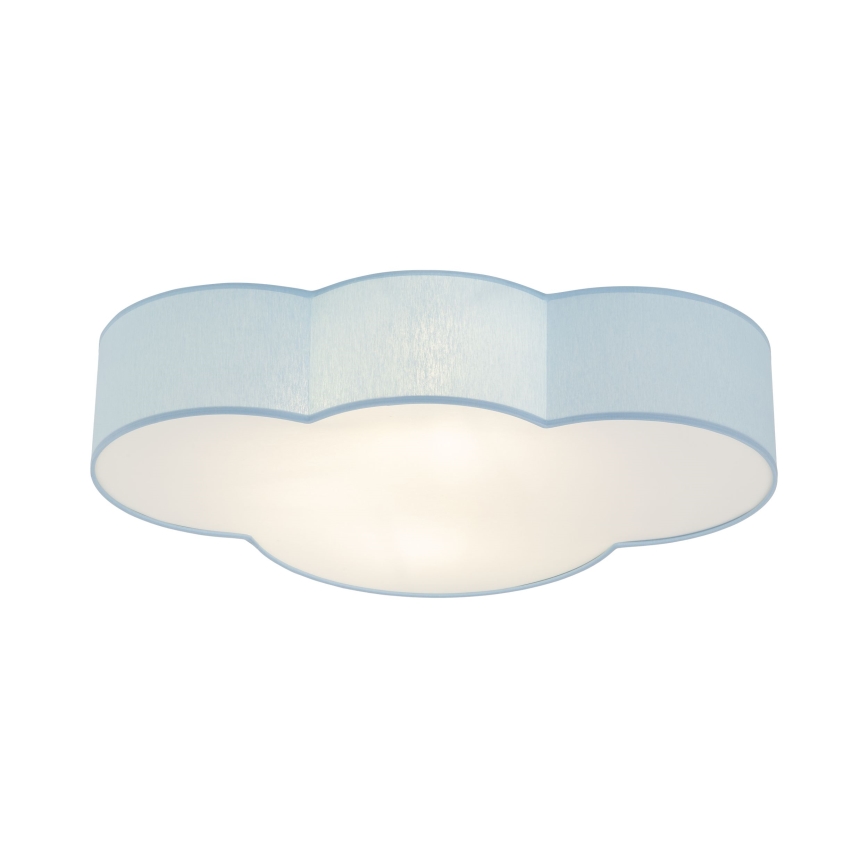 Brilagi - NIMBUS Kinderplafondlamp 4xE27/15W/230V 46x63 cm blauw