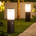 Brilagi - NOVA buitenwandlamp met bewegingssensor, 1x E27, 15 W, 230 V, 40 cm, IP44, zwart