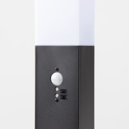 Brilagi - NOVA buitenwandlamp met bewegingssensor, 1x E27, 15 W, 230 V, 40 cm, IP44, zwart