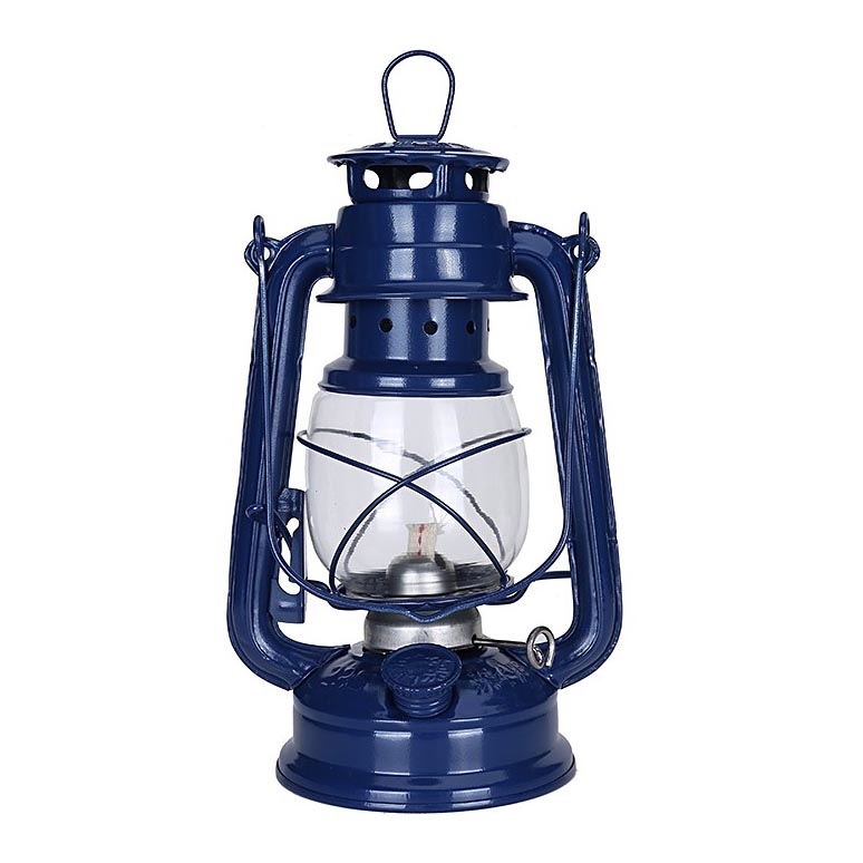 Brilagi - Olielamp LANTERN 24,5 cm blauw