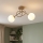 Brilagi - Opbouw kroonluchter MILO ECRU 2xE27/60W/230V beige/goud
