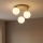 Brilagi - Opbouwkroonluchter 3xE27/60W/230V beige/goud