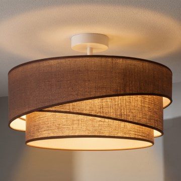 Brilagi - Opbouwkroonluchter ARROW 1xE27/60W/230V Ø 45 cm bruin