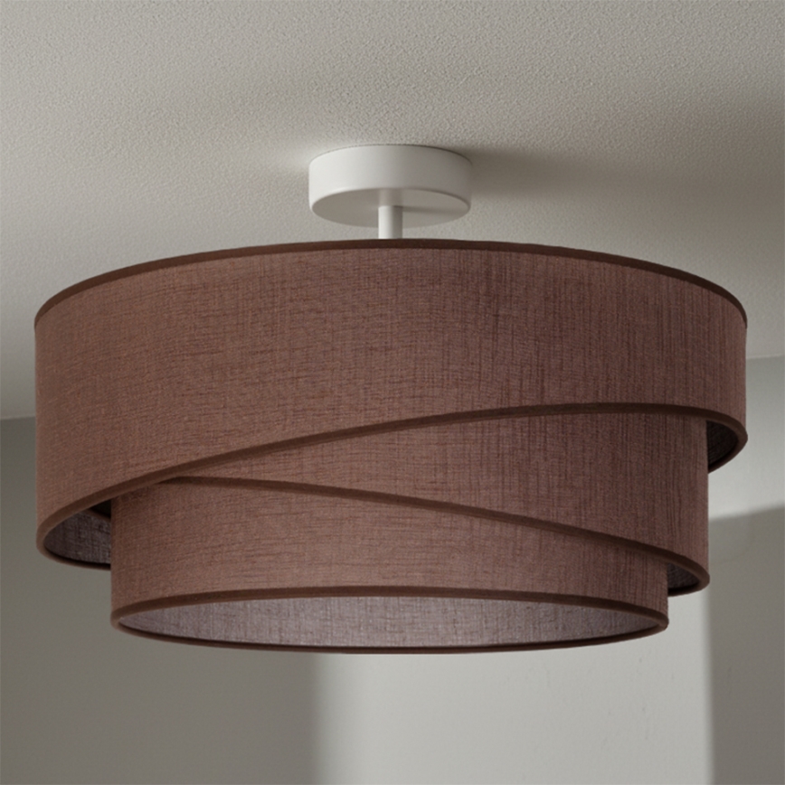Brilagi - Opbouwkroonluchter ARROW 1xE27/60W/230V Ø 45 cm bruin