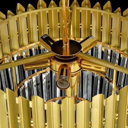 Brilagi - Opbouwkroonluchter CRISTAL 5xE14/40W/230V Ø 43 cm