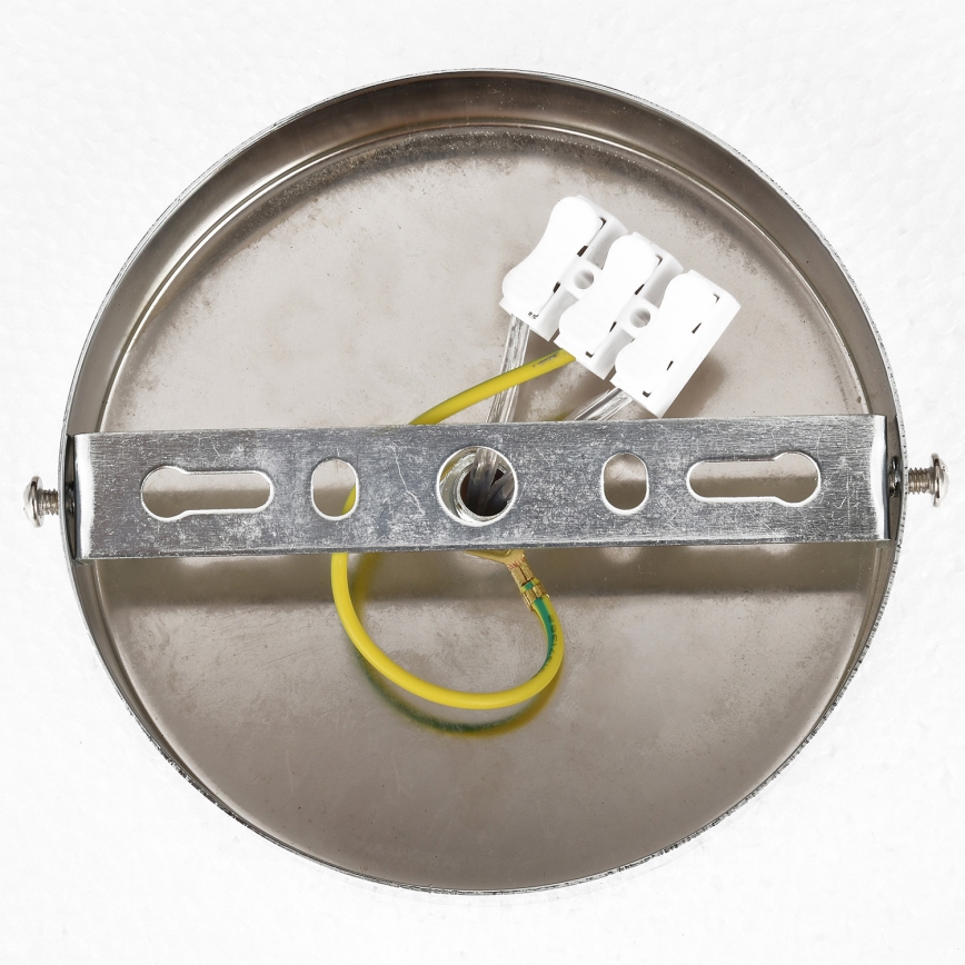 Brilagi - Opbouwkroonluchter ECLIPSE 7xE14/10W/230V Ø 48 cm zilver