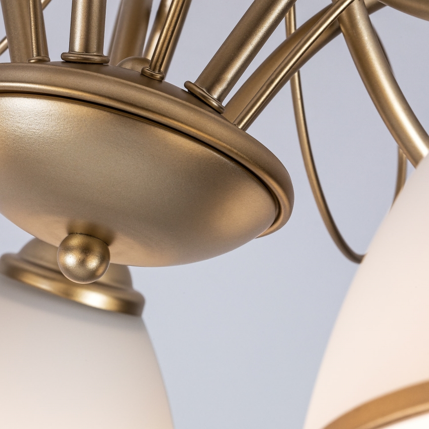 Brilagi - Opbouwkroonluchter FRED 5xE27/60W/230V Ø 59 cm goudkleurig