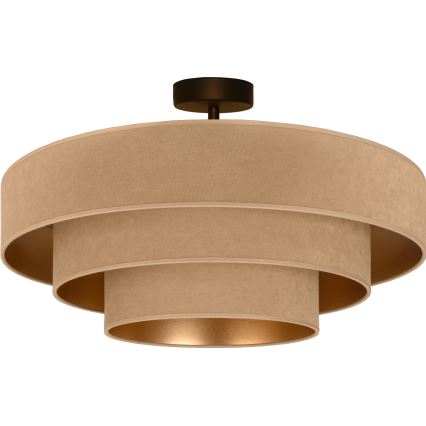 Brilagi - Opbouwkroonluchter LUNETA 3xE27/60W/230V diameter 80 cm beige/goud