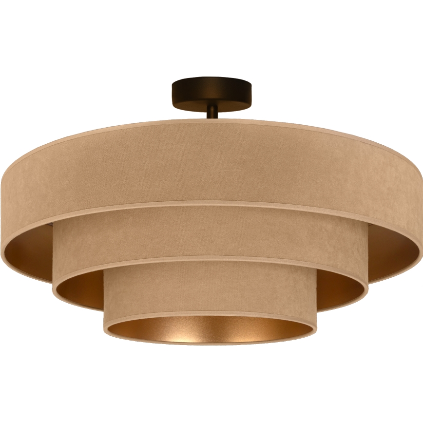 Brilagi - Opbouwkroonluchter LUNETA 3xE27/60W/230V diameter 80 cm beige/goud
