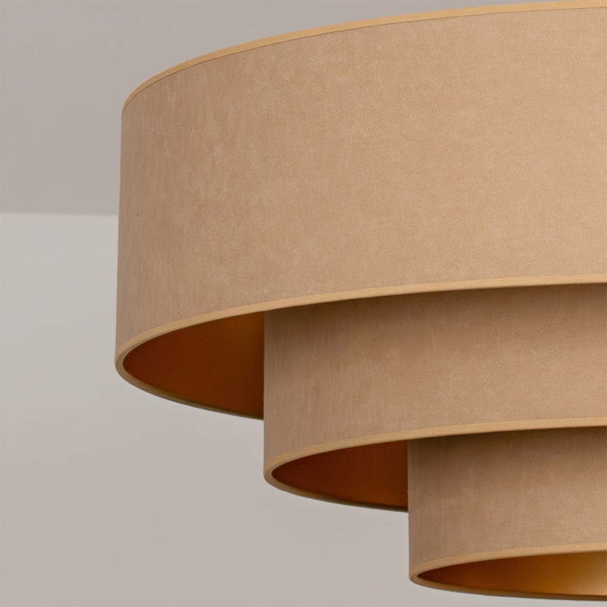 Brilagi - Opbouwkroonluchter LUNETA 3xE27/60W/230V diameter 80 cm beige/goud