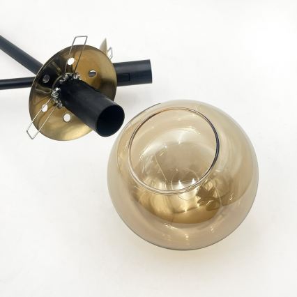 Brilagi - Opbouwkroonluchter MALIVA 4xE14/15W/230V goud