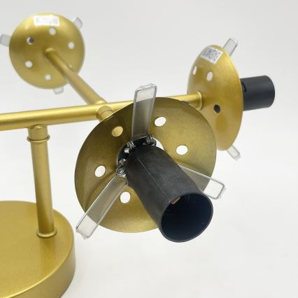 Brilagi - Opbouwkroonluchter MALONY 6xE14/20W/230V goud