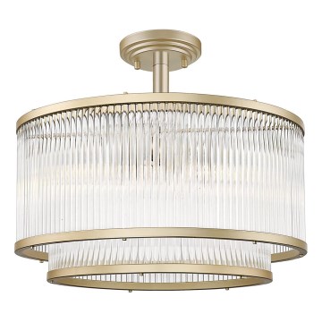Brilagi - Opbouwkroonluchter RAMOS 5xE14/60W/230V goud