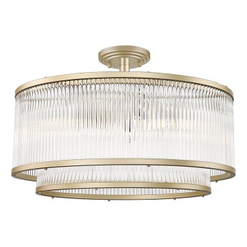 Brilagi - Opbouwkroonluchter RAMOS 6xE14/60W/230V goud