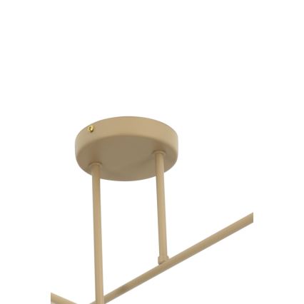 Brilagi - Opbouwkroonluchter VIRGO 4xE14/40W/230V beige/goud